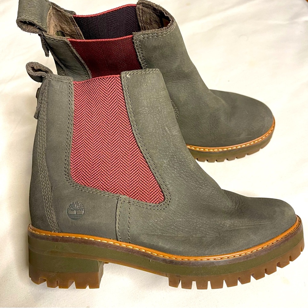 Timberland Coumayeur Valley Chelsea boots olive nubuck boots